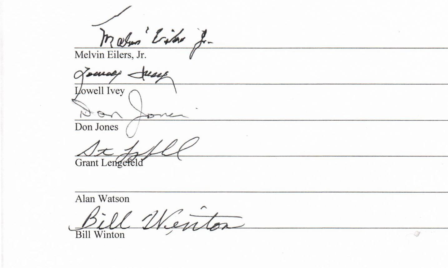 2024 Certification of Nominating Committee Signatures